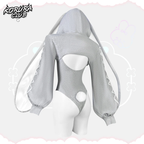 KORURACLUB-Pre-sale Cosplay Heart-Lock Floppy Bunny Jumpsuit KO103