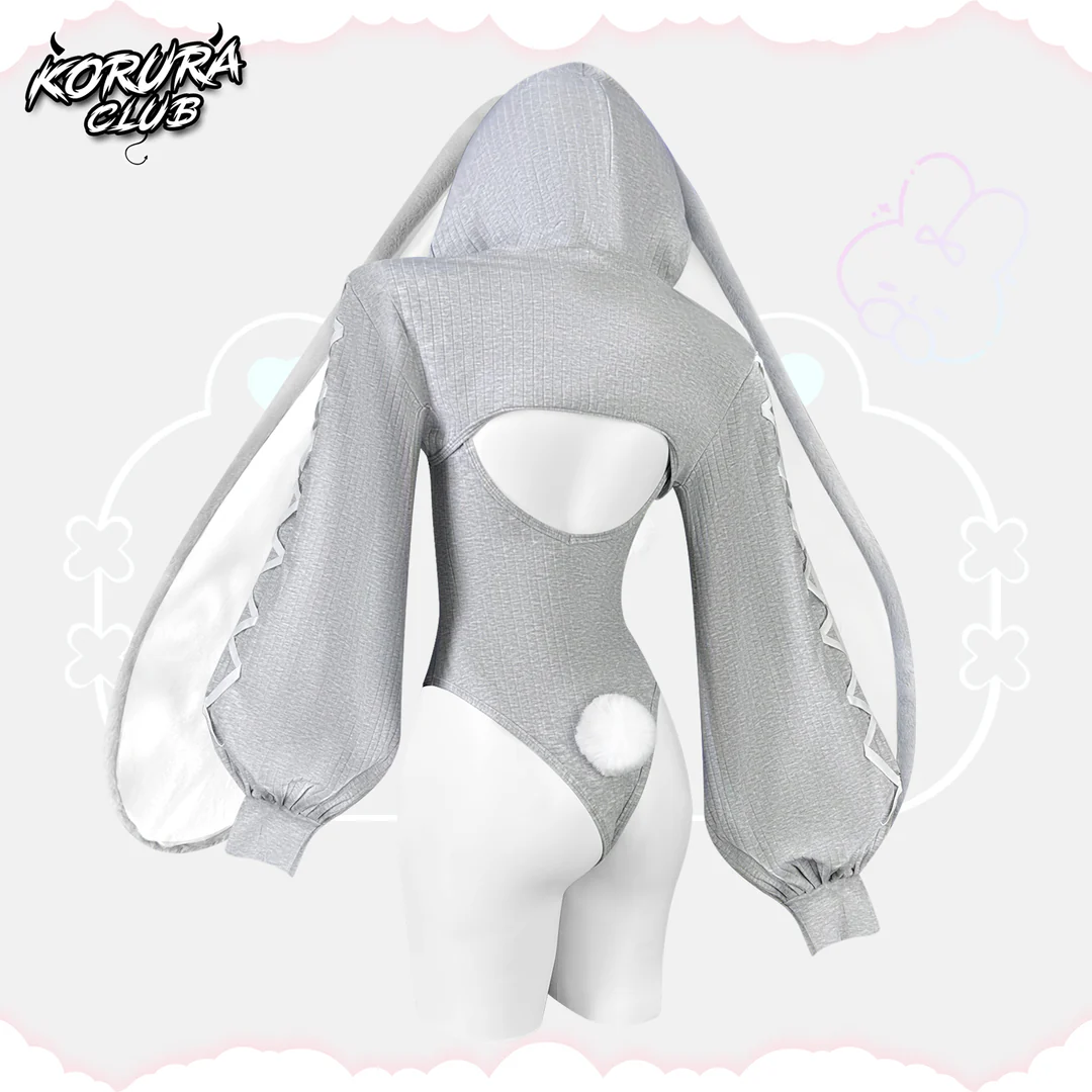 KORURACLUB-Pre-sale Cosplay Heart-Lock Floppy Bunny Jumpsuit KO103