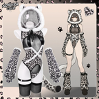 Pre-sale Snow Leopard Cosplay Bodysuit KO149
