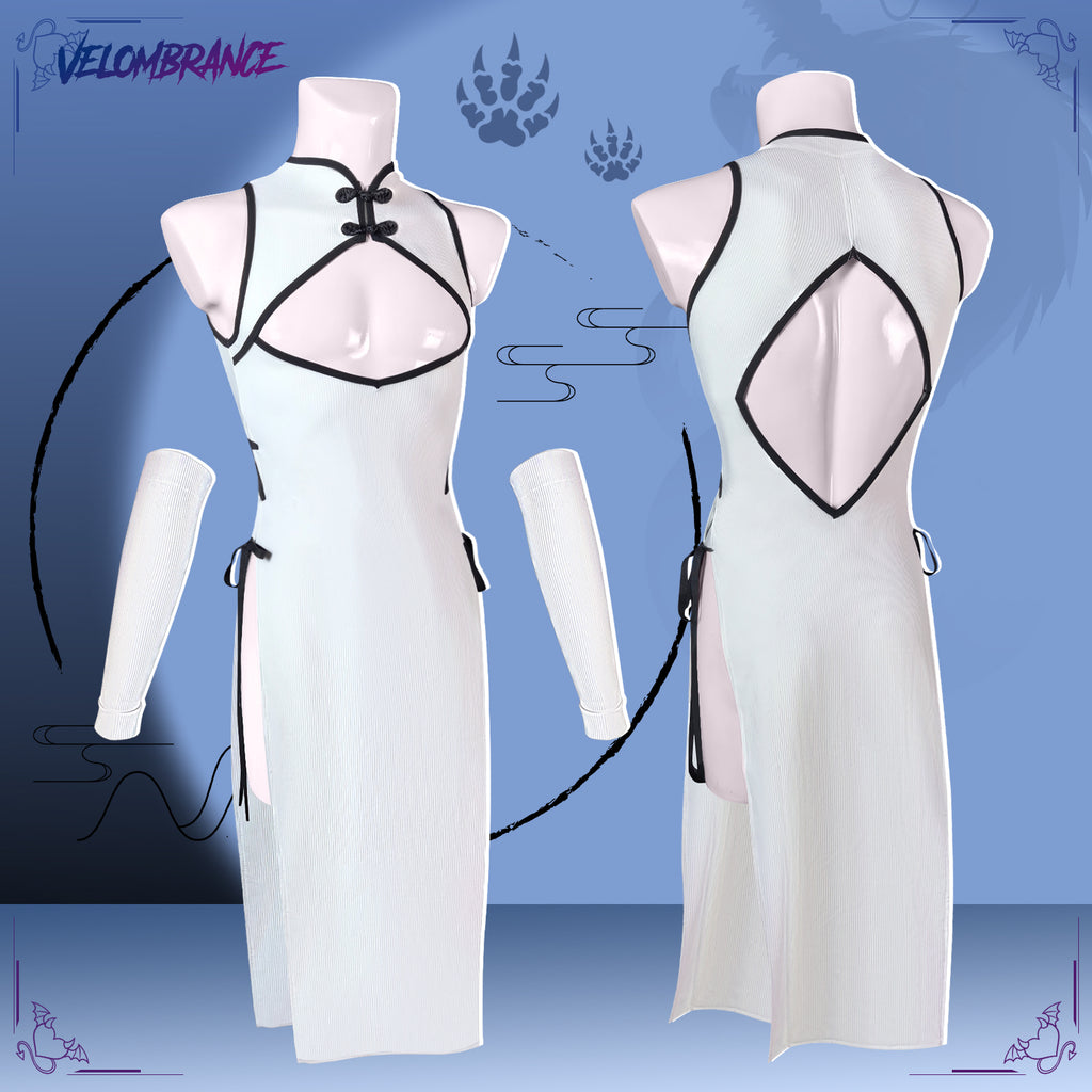 Dragon Demon Cheongsam (4-Piece Set） AS57