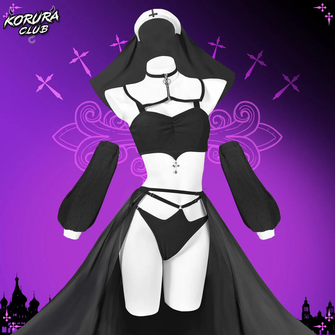 Pre-sale Mesh Nun Costume KO153