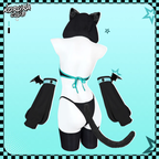 Pre-sale Cat Cosplay Lingerie Vest Set KO156