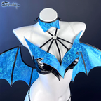 Cosplay Blue Diamond Succubus Lingerie（7-Piece Set）HA2894