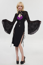Pre-Sale Gothic Lace Spider Lingerie Set (2-Piece) HK003