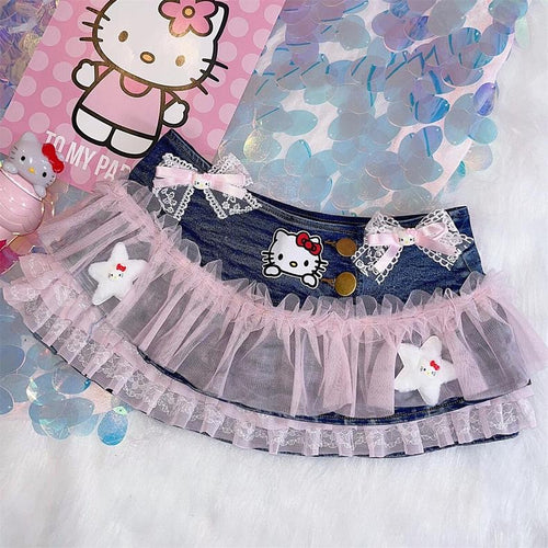 Cute denim skirt HA2551