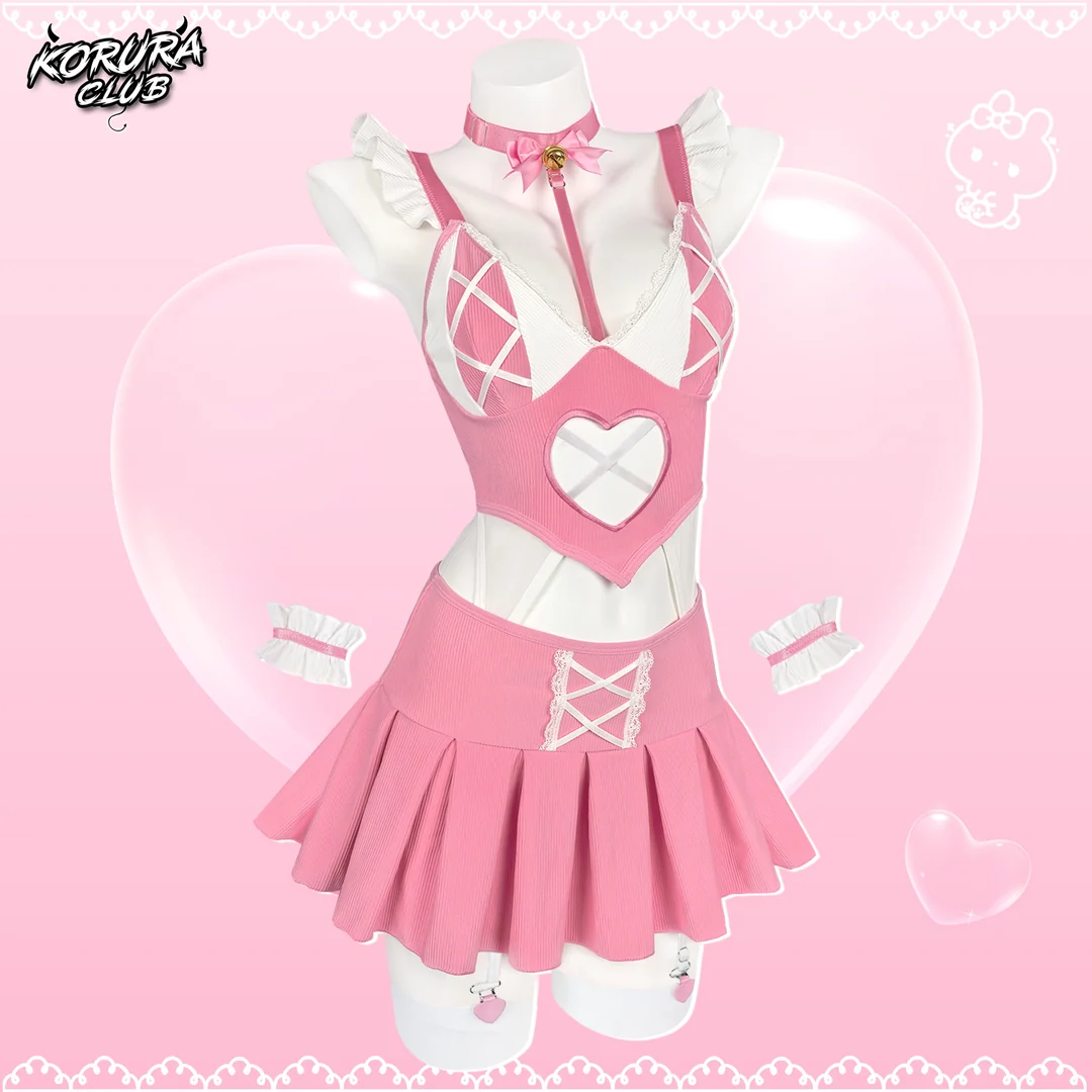 Pre-sale Cosplay Pink Bunny Set KO179