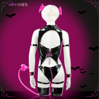 Cosplay Devil Bodysuit (7-Piece Set) AS32