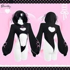 KORURACKUB-HEART HOLLOW BODYSUIT SR16