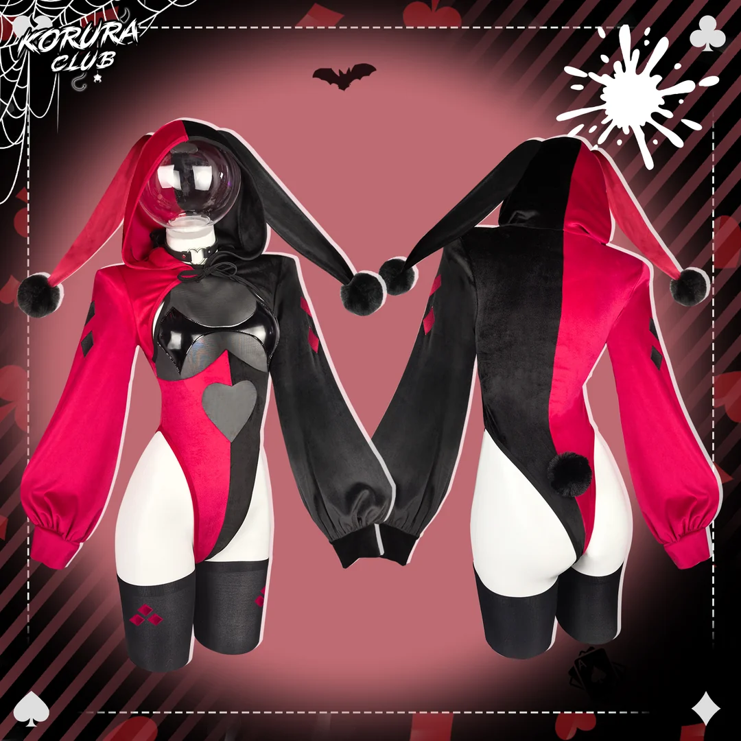 Pre-order Halloween Cosplay Clown Bunny Bodysuit KO166