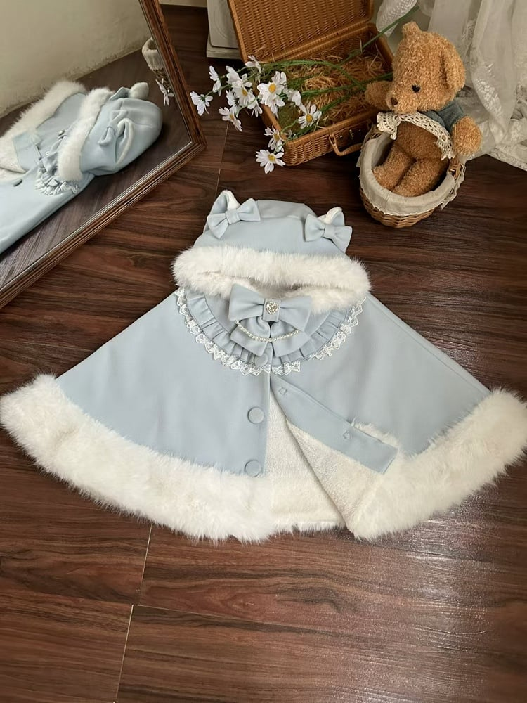 Lolita plush cloak HA29742