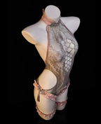 Lace Halter Bodysuit HA29706