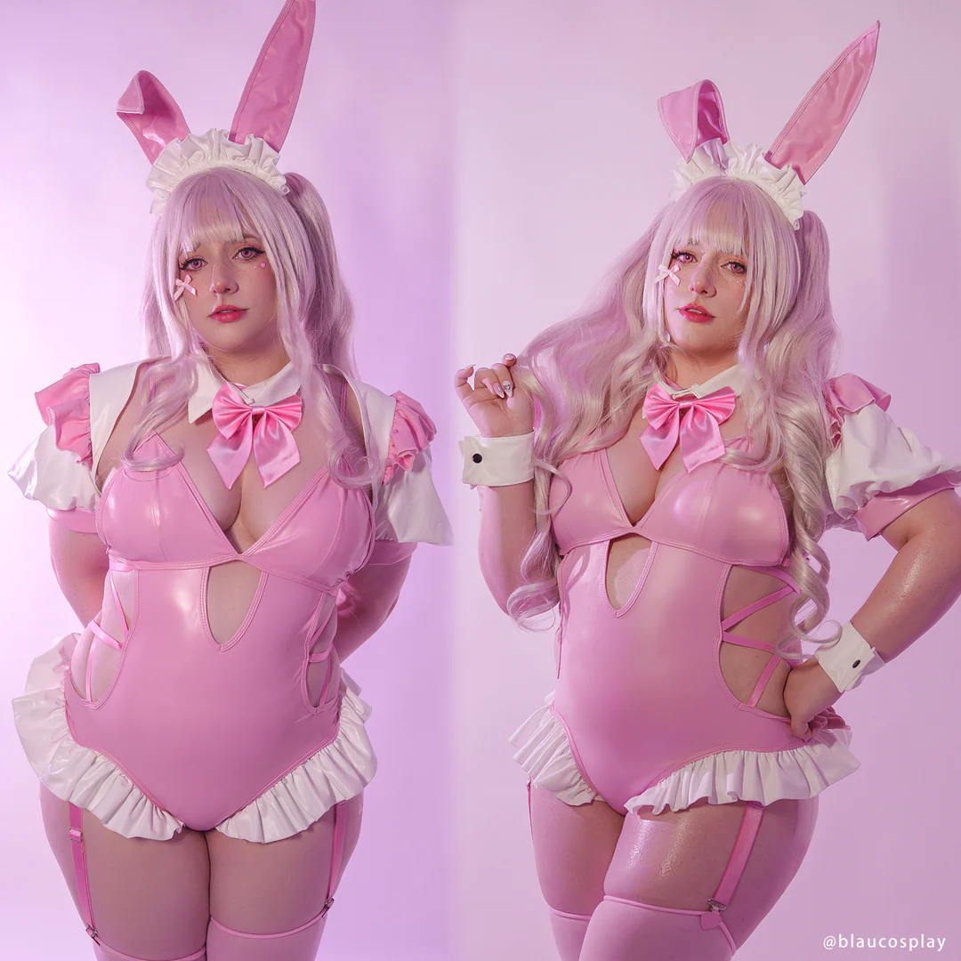 Cosplay Pink Bunny Maid Lingerie KO137