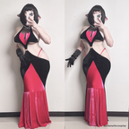 Halloween Flame Witch Dress KO29（3-Piece Set）