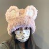 Cute plush bunny ears hat HA2236