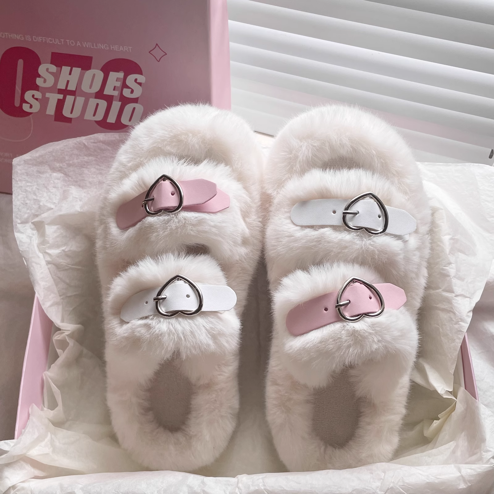 Cute furry slippers HA2280
