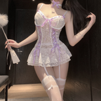 lace bow dress HA2956