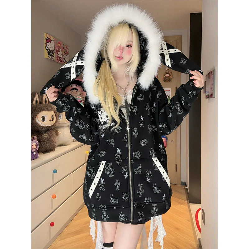 Cute bunny ears sweatshirt HA2979