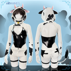 Pre-Order Cow Bodysuit (6-Piece Set） AS42