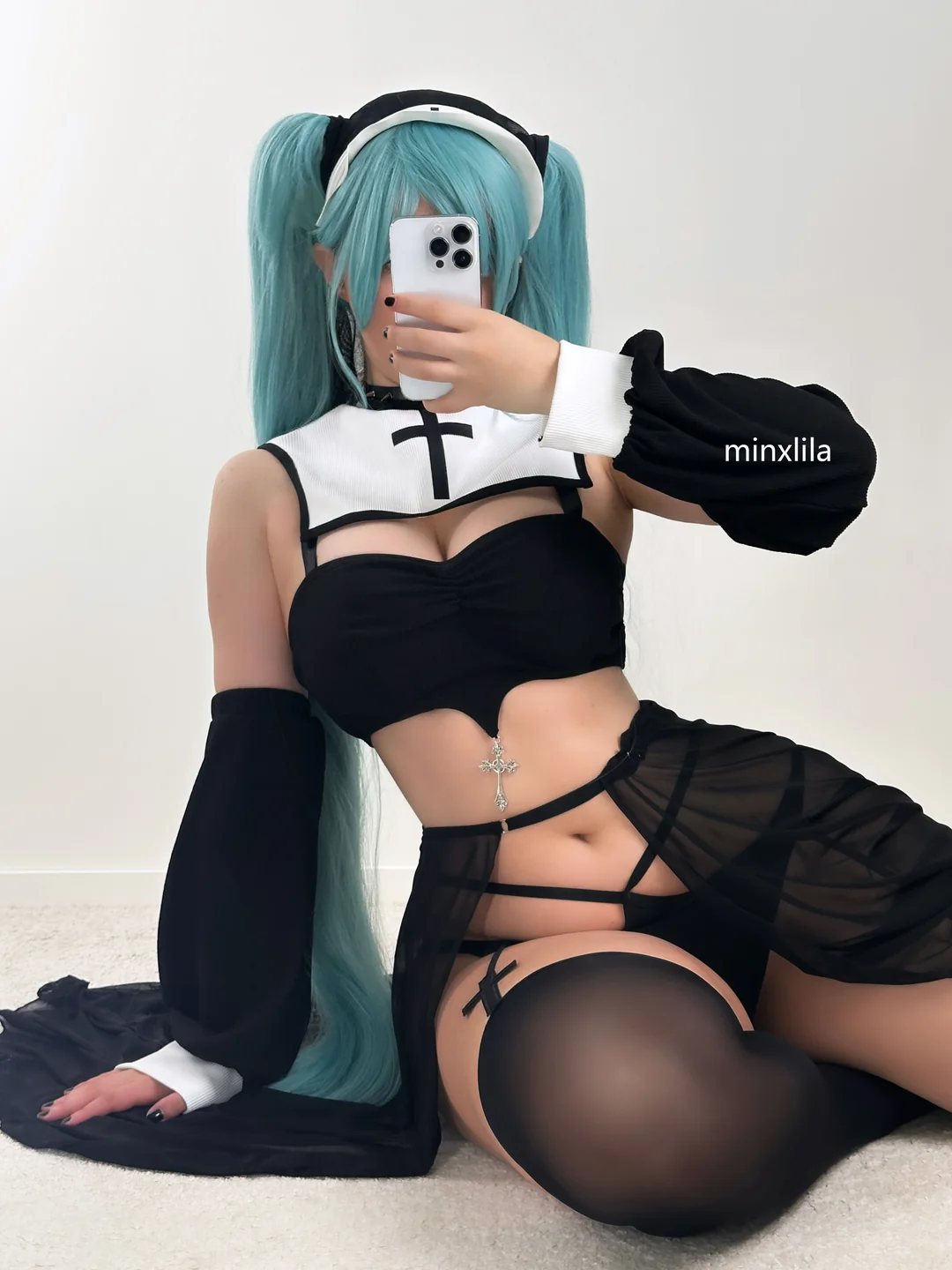 Pre-sale Mesh Nun Costume KO153