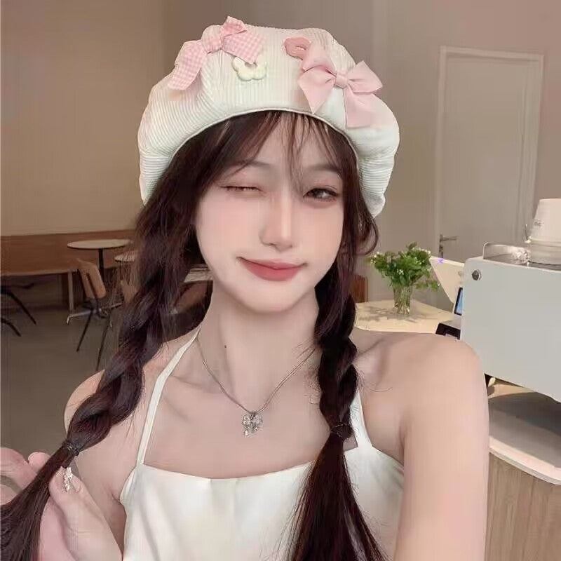 Sweet Solid Beret   HA2212