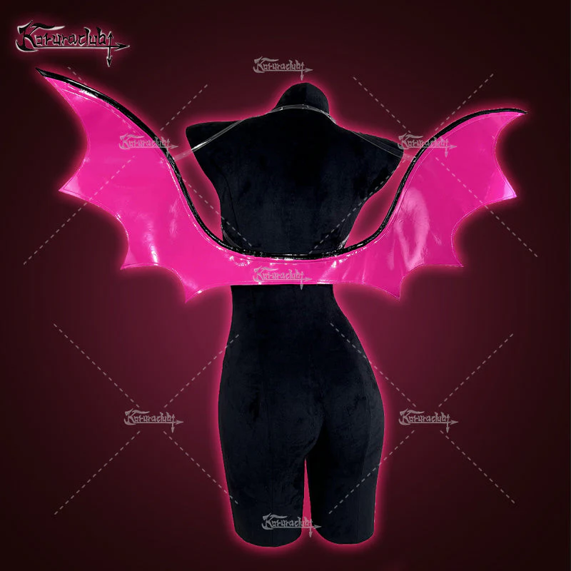 KORURACLUB-Cosplay Hot pink Bat Devil wings HA2938