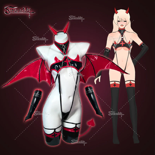 Cosplay Devil Nurse Succubus Lingerie（8-Piece Set）HA2892