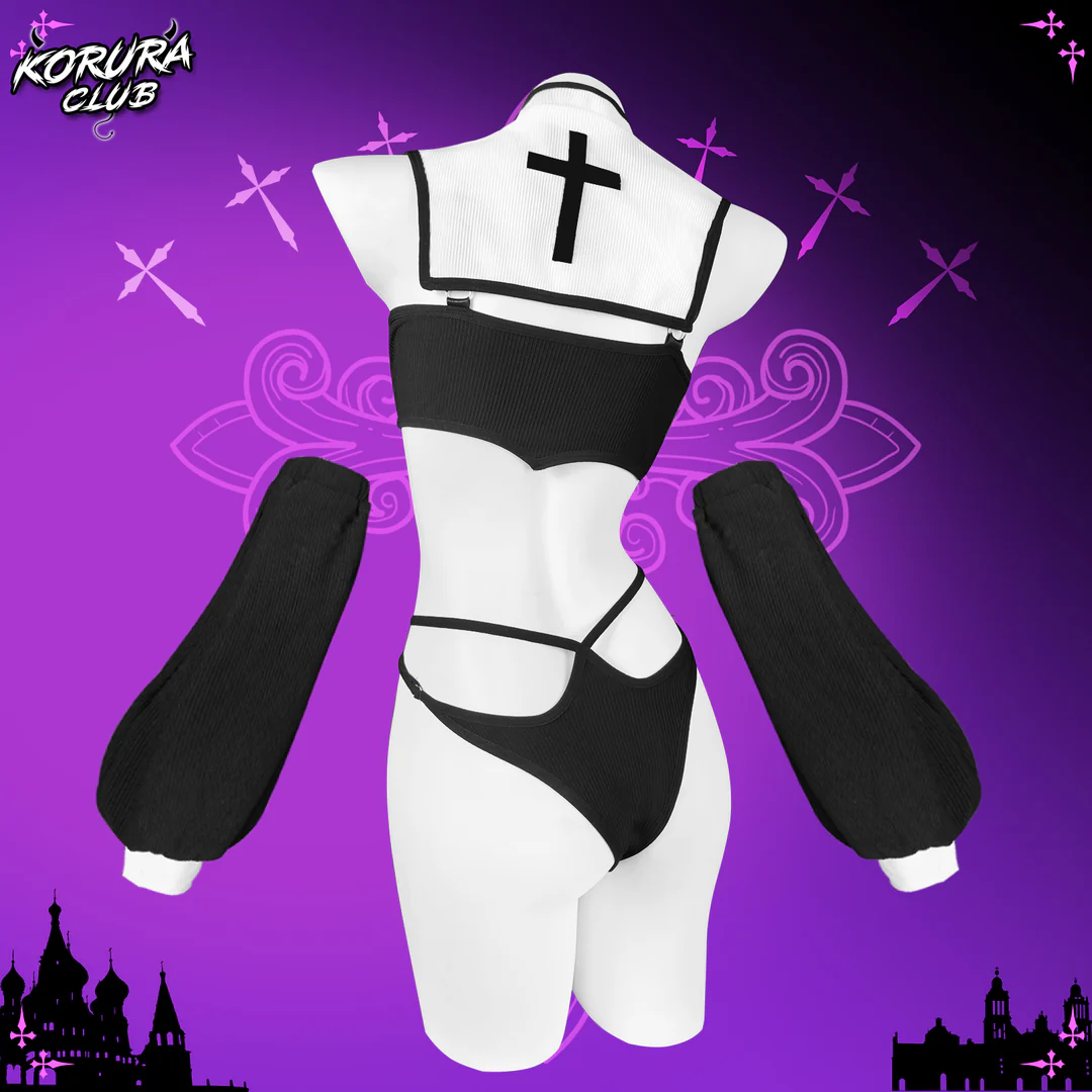 Pre-sale Mesh Nun Costume KO153
