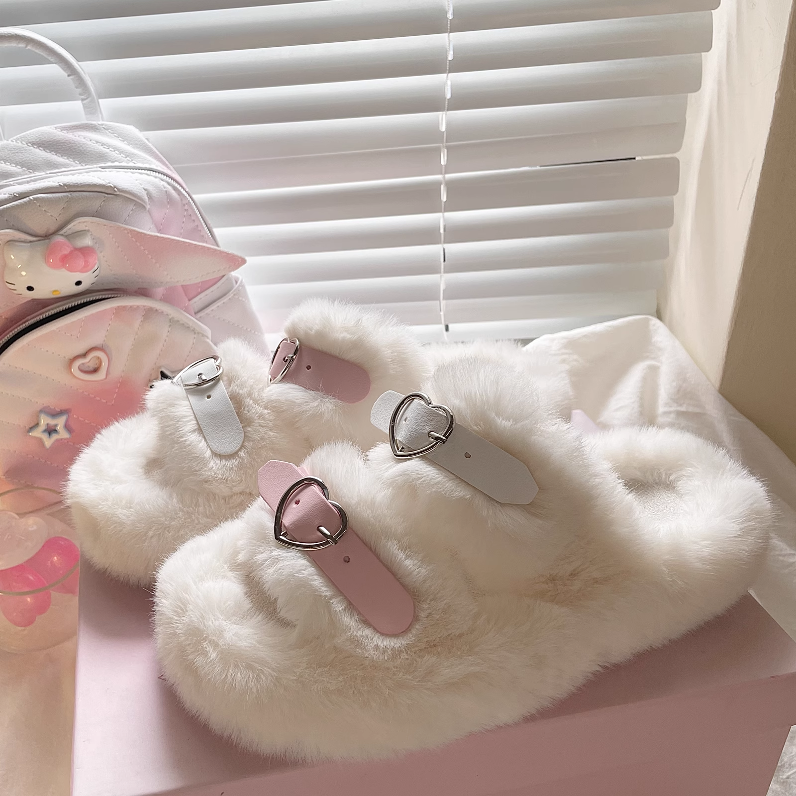 Cute furry slippers HA2280