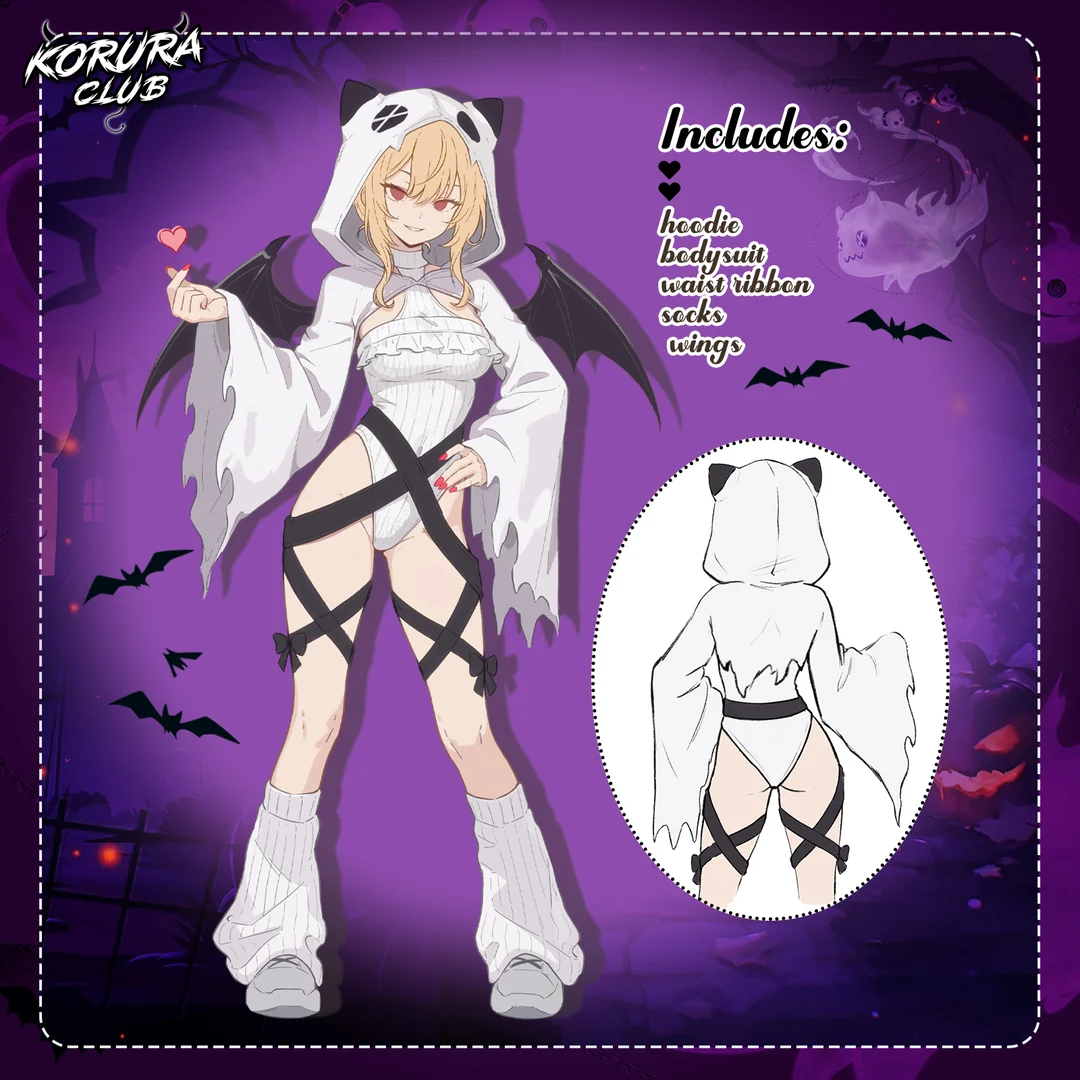 Pre-order Halloween Cosplay Lil Ghost Bodysuit KO167