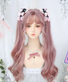 Cute double ponytail simulation wig HA2533