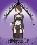Pre-Sale Dark Gothic Nun Cross Long Dress (3-Piece) HK005