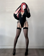Black bunny ear Bodysuit KO64-B