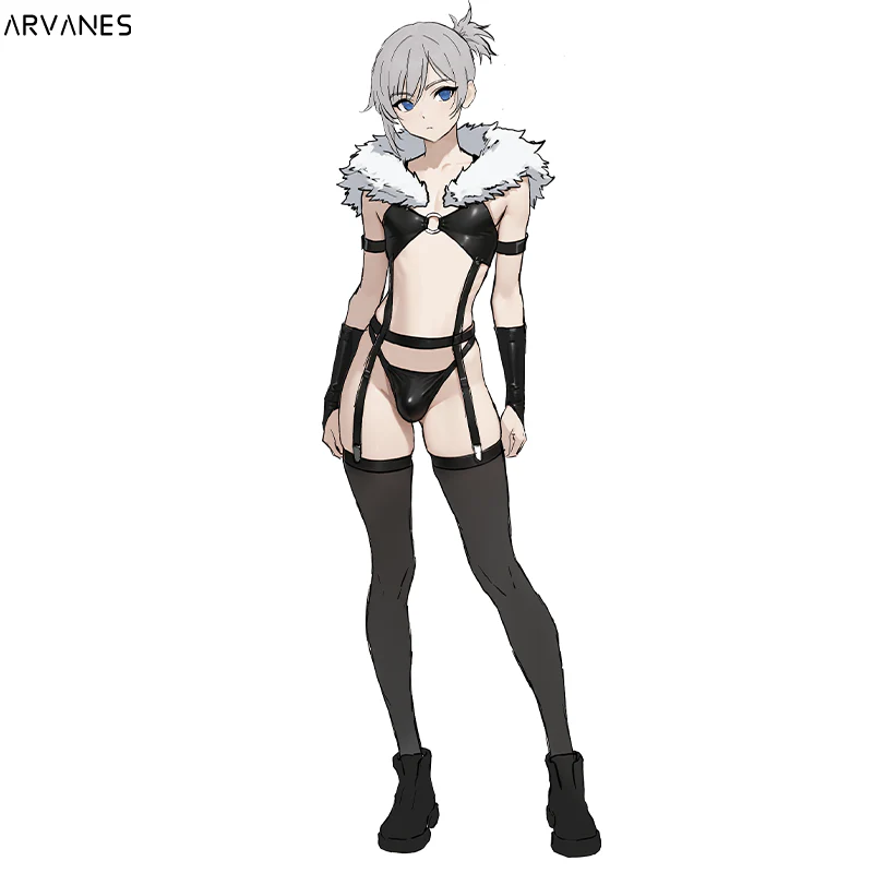 Pre-Order Feral Wolf Cosplay Outfit（5-Piece Set) AS41