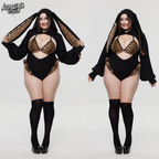 Pre-sale Leopard Print Bunny Cosplay Long-Sleeve Lingerie Set KO146