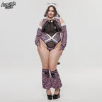 Pre-sale Snow Leopard Cosplay Bodysuit KO149