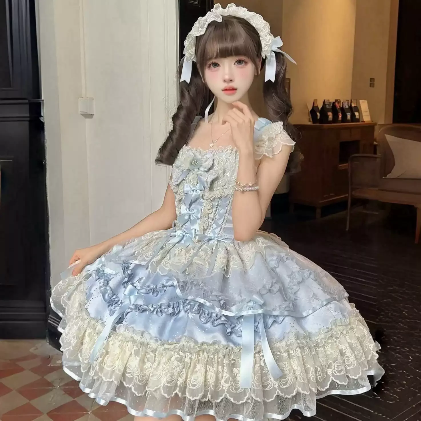 Lace ballet Lolita dress HA2978
