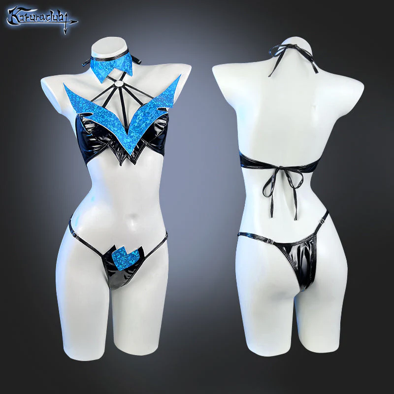 Cosplay Blue Diamond Succubus Lingerie（7-Piece Set）HA2894