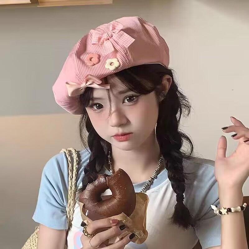 Sweet Solid Beret   HA2212