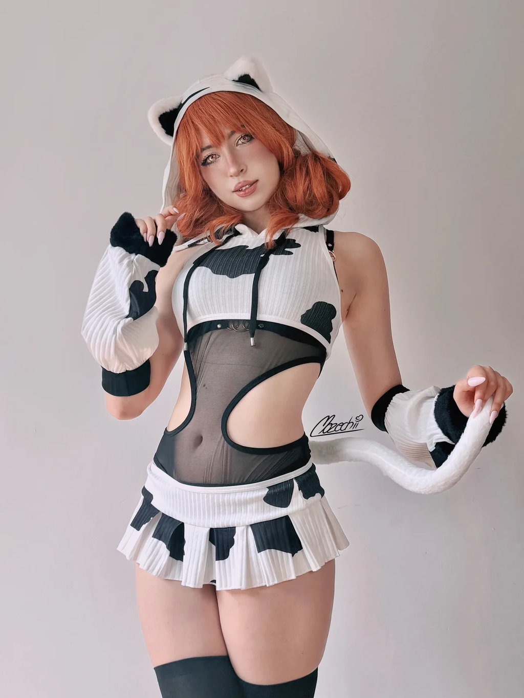 Pre-Sale Cosplay Cow Print Set KO154