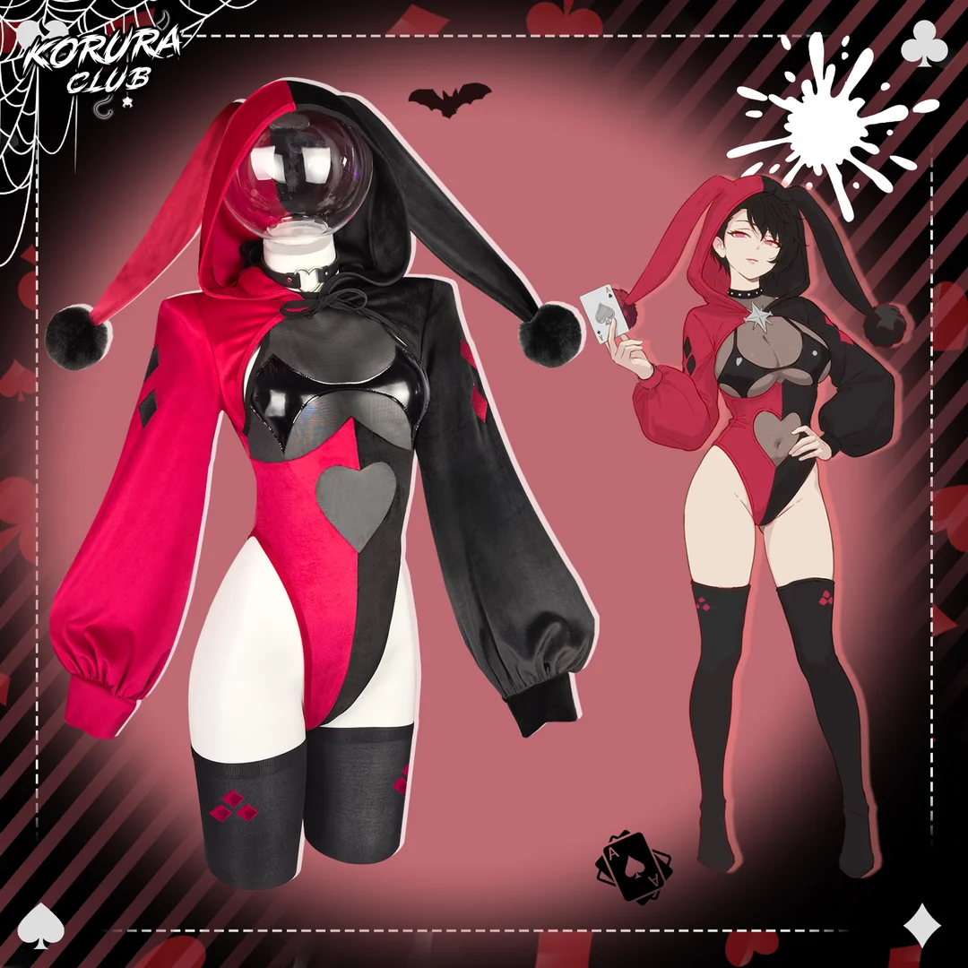 Pre-order Halloween Cosplay Clown Bunny Bodysuit KO166