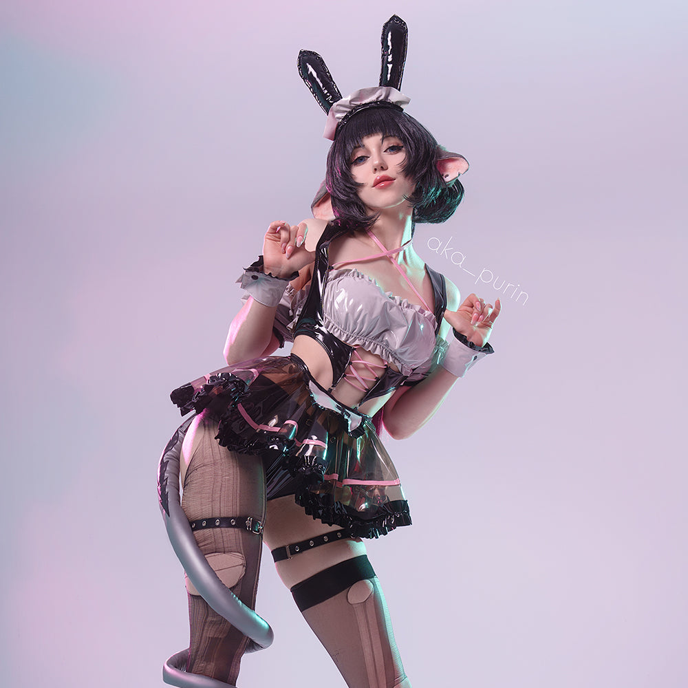 Cosplay Bunny Maid Lingerie HA2891（6-Piece Set）