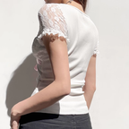 Bow lace T-shirt HA2437