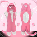 Cat Bodysuit (3-Piece Set）AS43