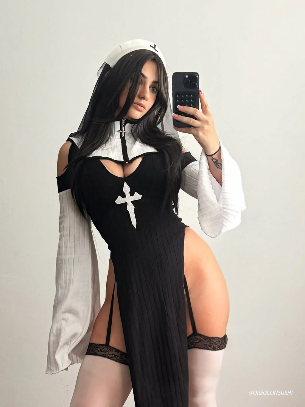 Thorn Nun Cosplay Lingerie KO94