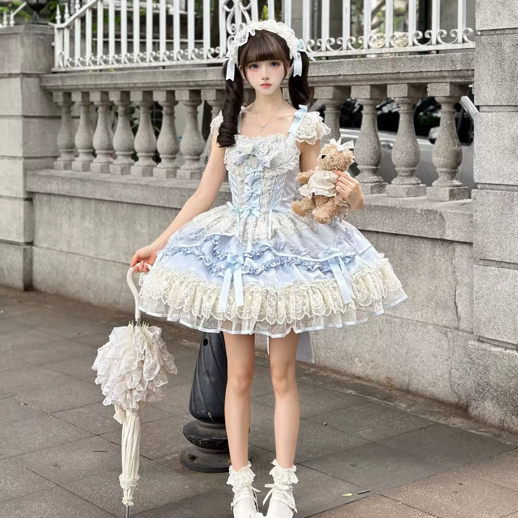 Lace ballet Lolita dress HA2978
