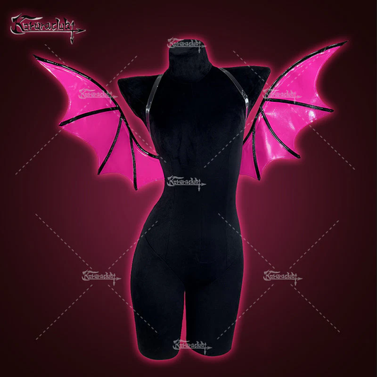KORURACLUB-Cosplay Hot pink Bat Devil wings HA2938