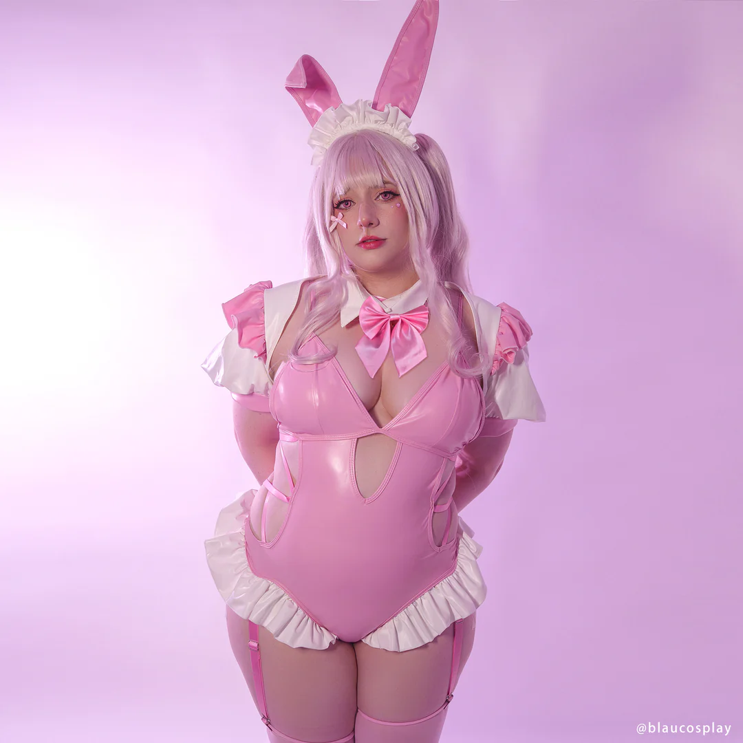 Cosplay Pink Bunny Maid Lingerie KO137