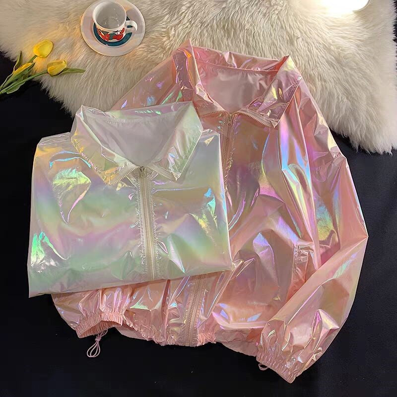 Shiny coat sun protection clothing   HA1785
