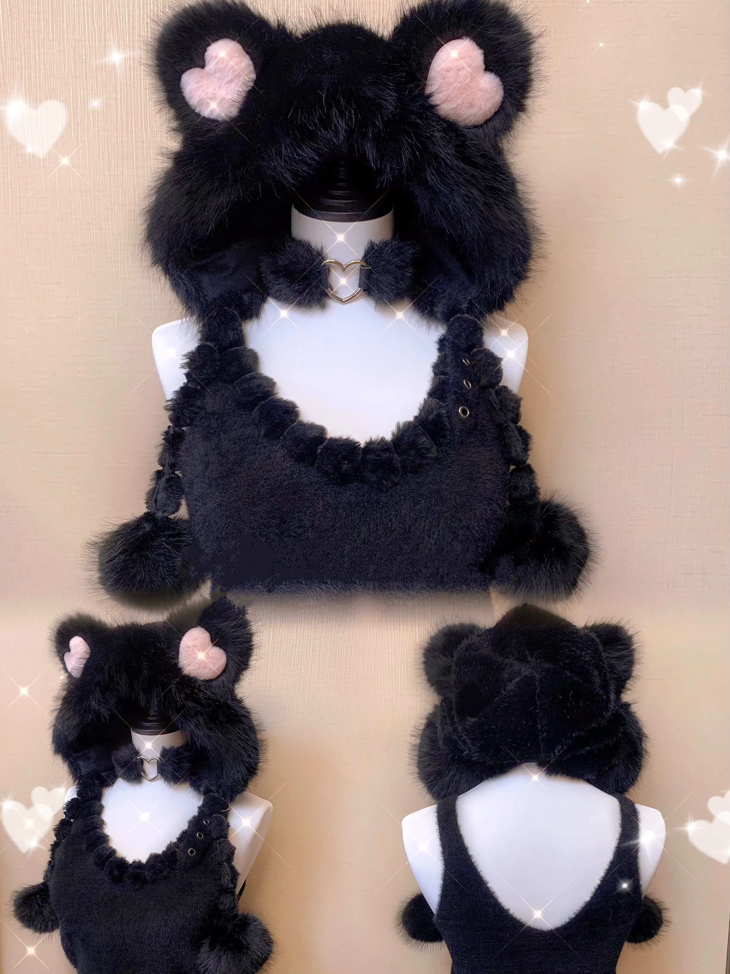Hairy Bear hat HA2316