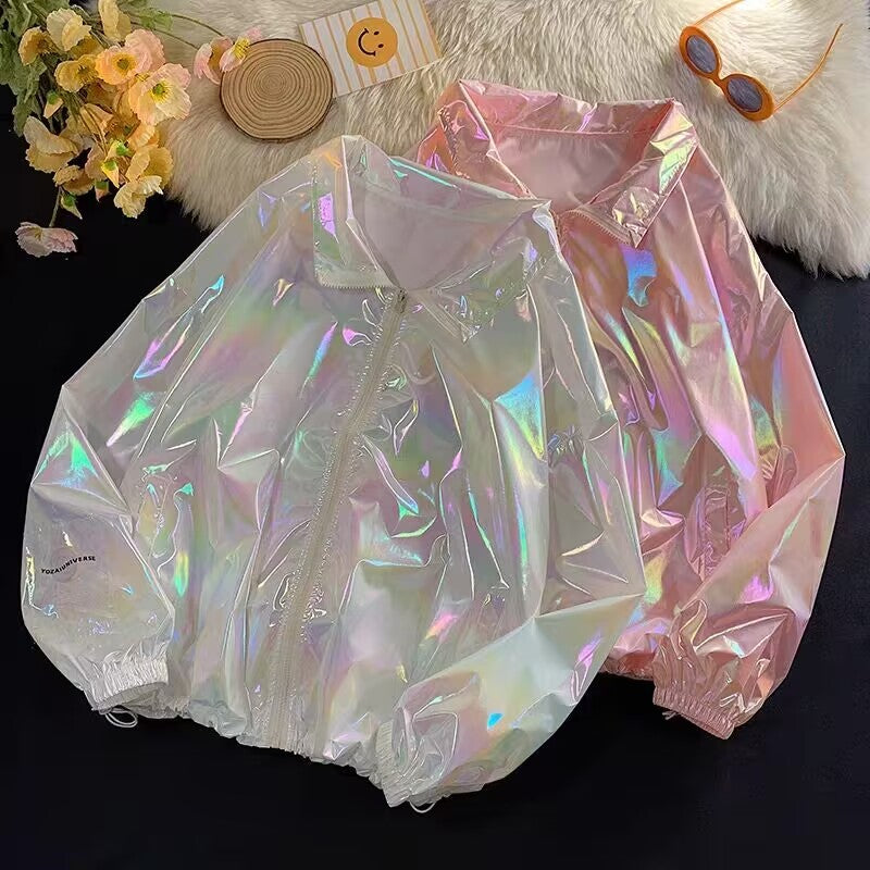 Shiny coat sun protection clothing   HA1785